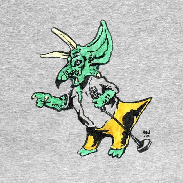 Triceratops Politician by CoolCharacters